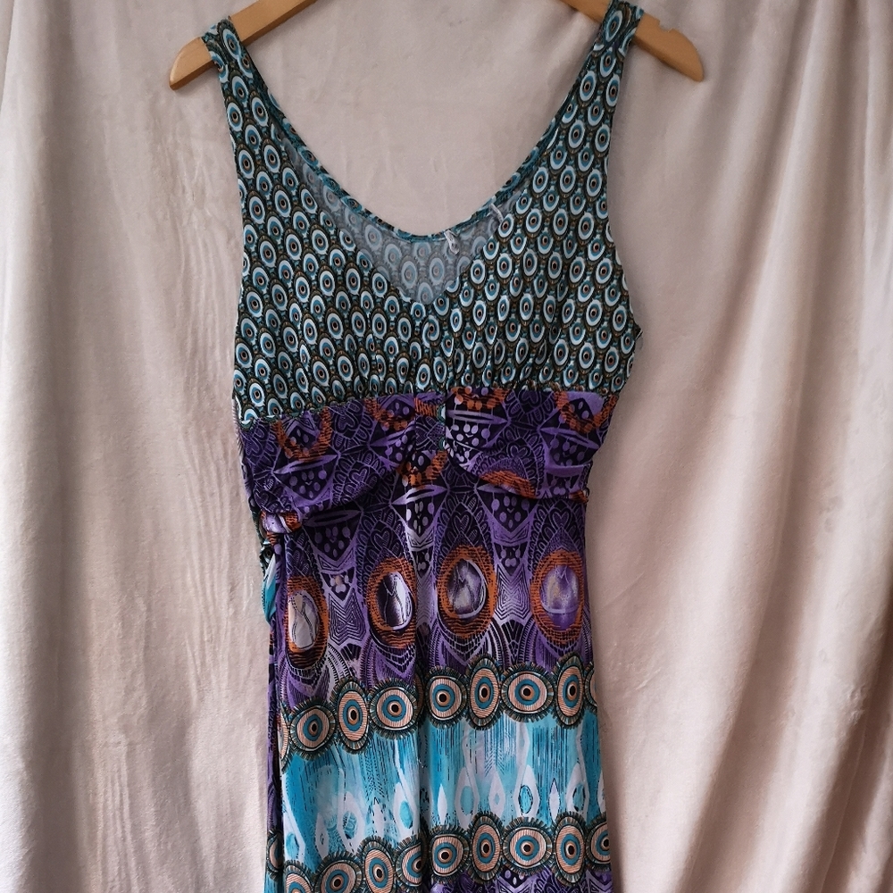 Peacock dress